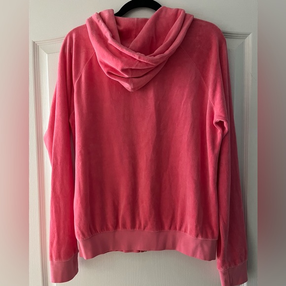 JUICY COUTURE Pink Zip Up Sweater Y2K - Picture 2 of 4